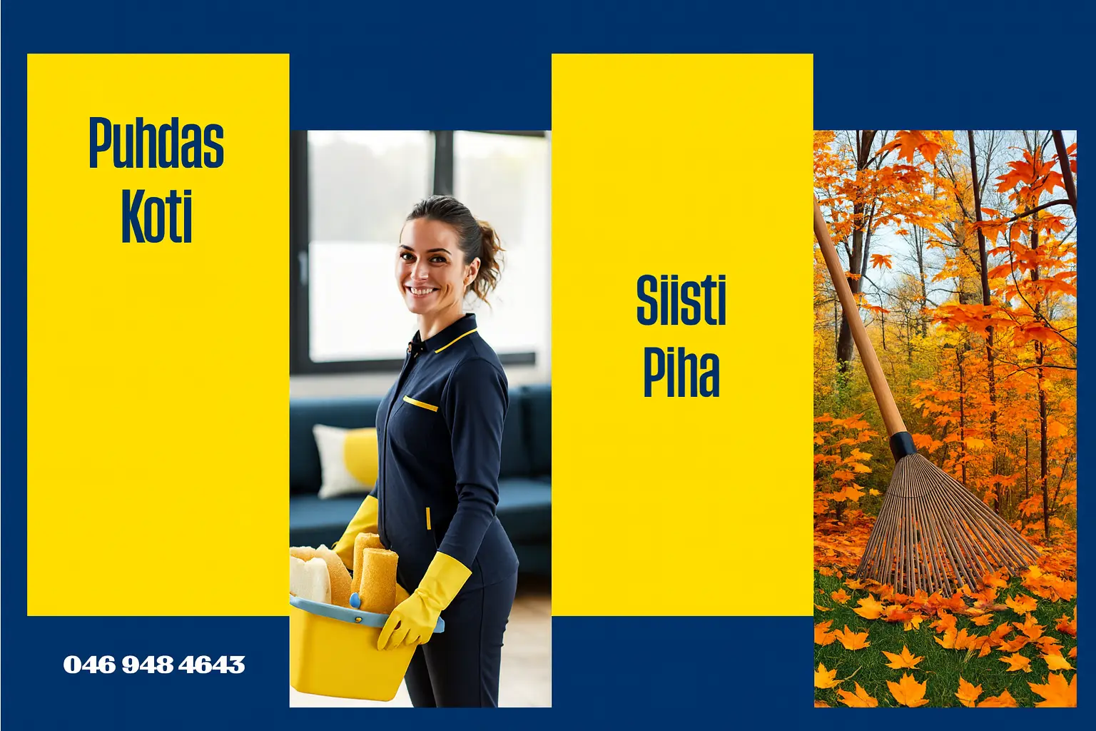 Puhdas koti ja siisti piha